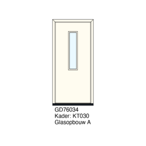 De GD76034 is een premium deurpaneel binnen de Grandoor‑serie