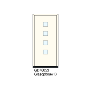 De GD76053 uit de Grandoor‑collectie van Panelen Holland is met al deze aspecten in het achterhoofd ontworpen. Als vleugeloverdekkend deurpaneel met officiële WK2‑certificering (RC2/SKG**) brengt